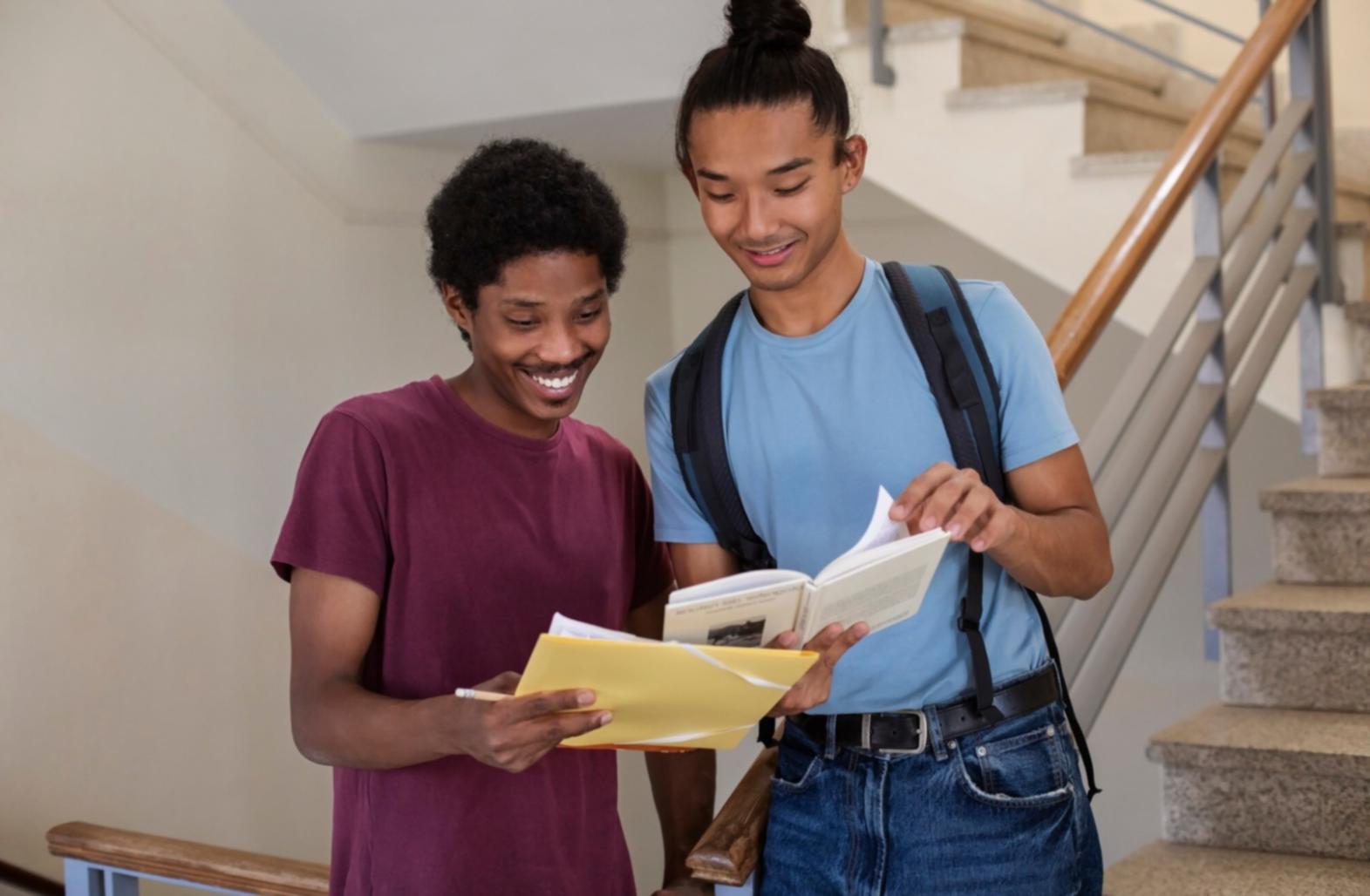 Person reviewing financial documents and planning budget decisions