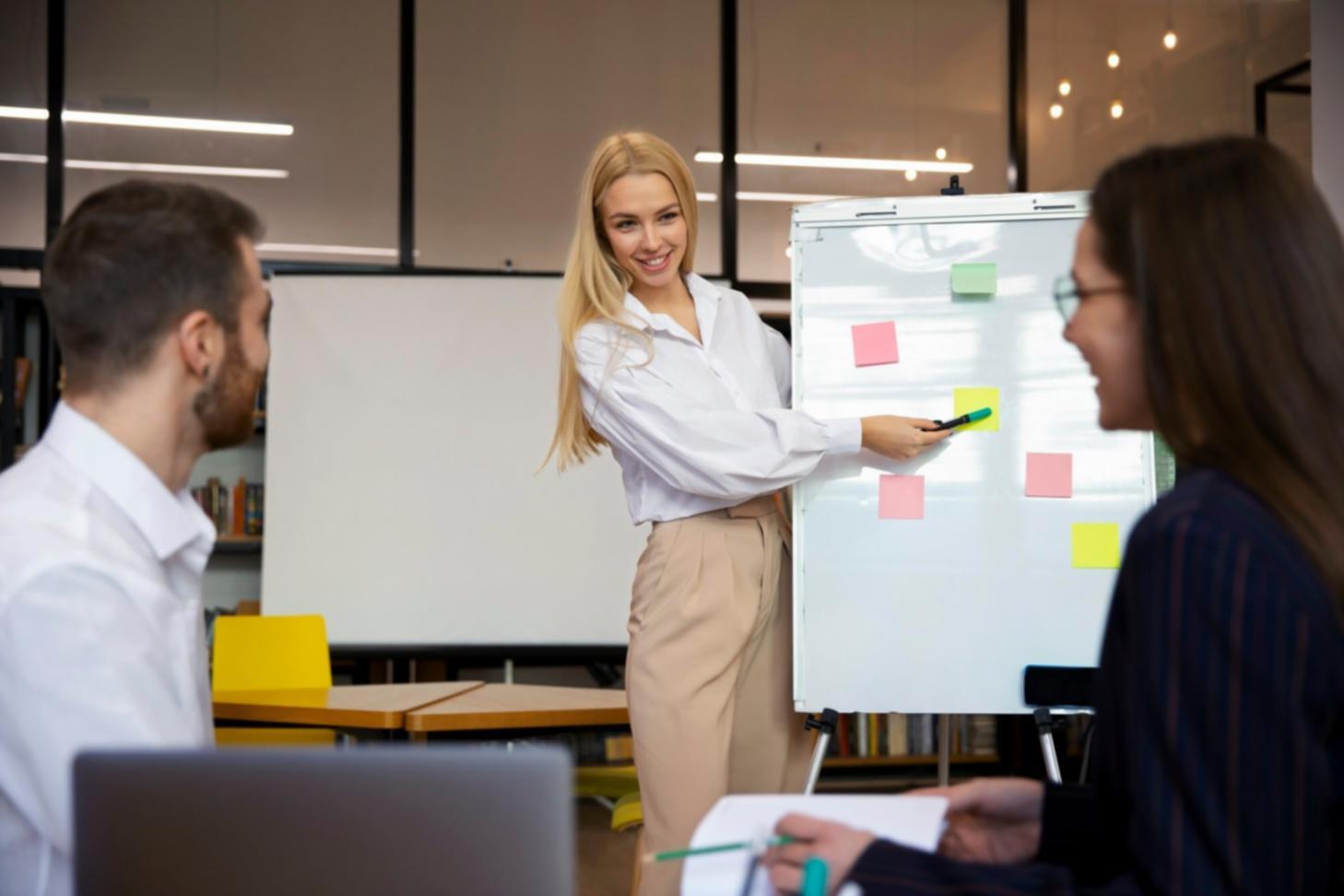 Financial planning session with budget worksheets